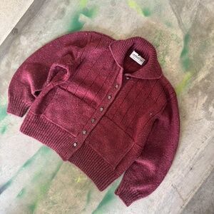 vintage knit mari sweaters cardigan
